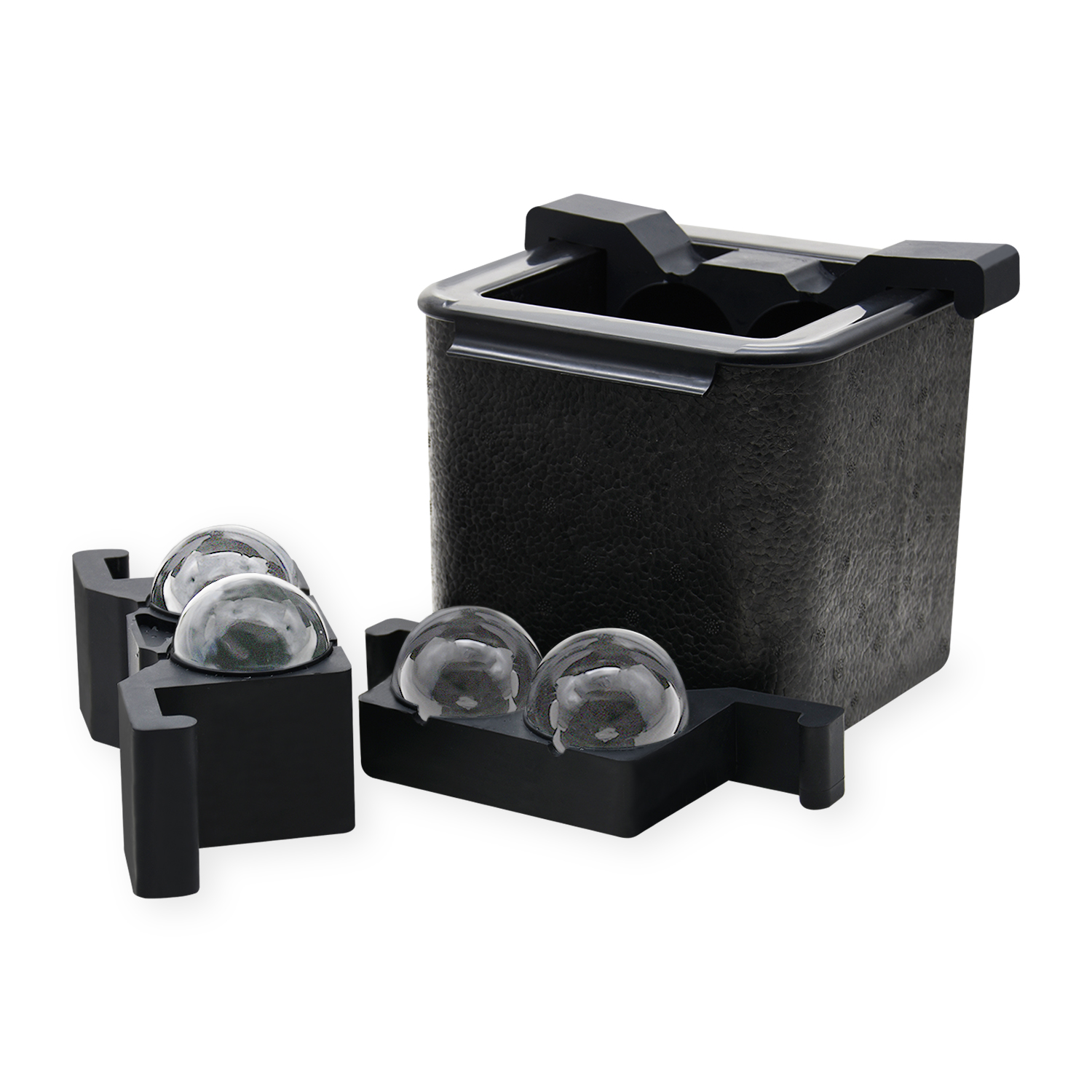 Crystal Clear Ice Ball Maker Ice Ball Press Spherical Whiskey Tray