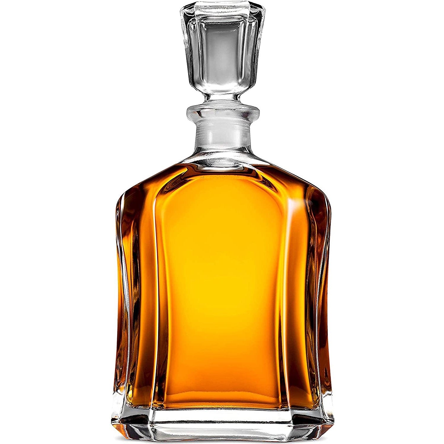 Ezekiel Crystal Glass Whiskey & Brandy Decanter - 4 x 9.25 - Bed Bath &  Beyond - 37606752