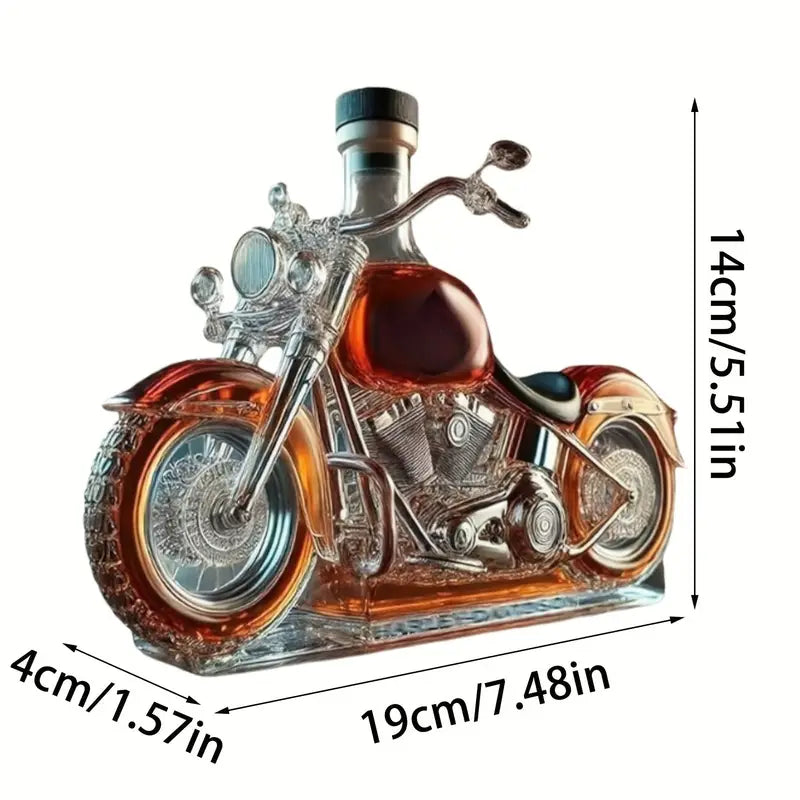Motorcycle Whiskey Decanter