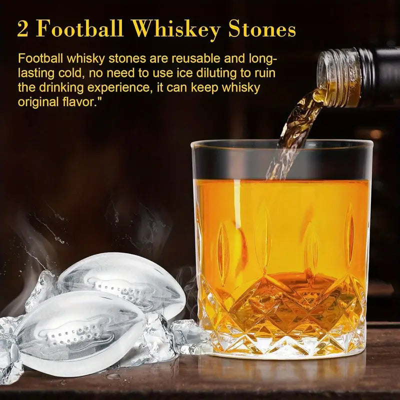 Football Whiskey Decanter With Dispenser