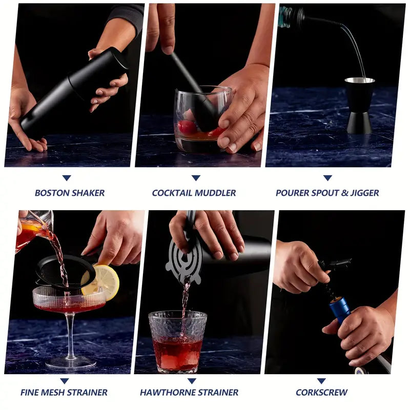 Elite Mixology Kit (11-Piece Bar Set)