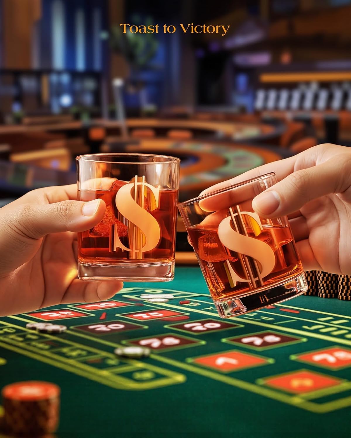 Roulette Whiskey Decanter Set