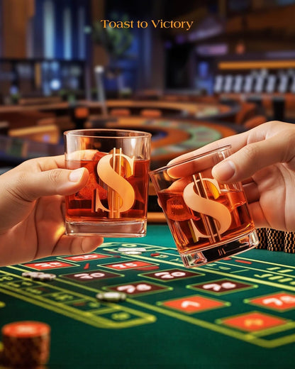 Roulette Whiskey Decanter Set