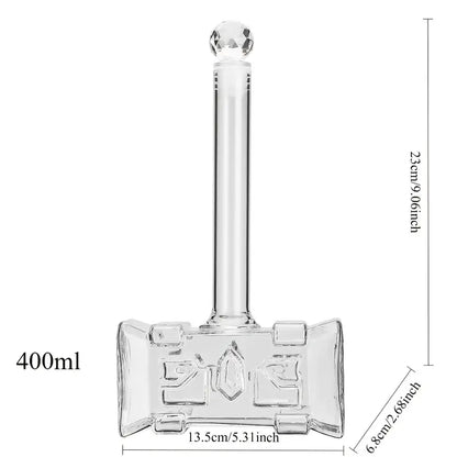 God of Thunder Hammer Whiskey Decanter