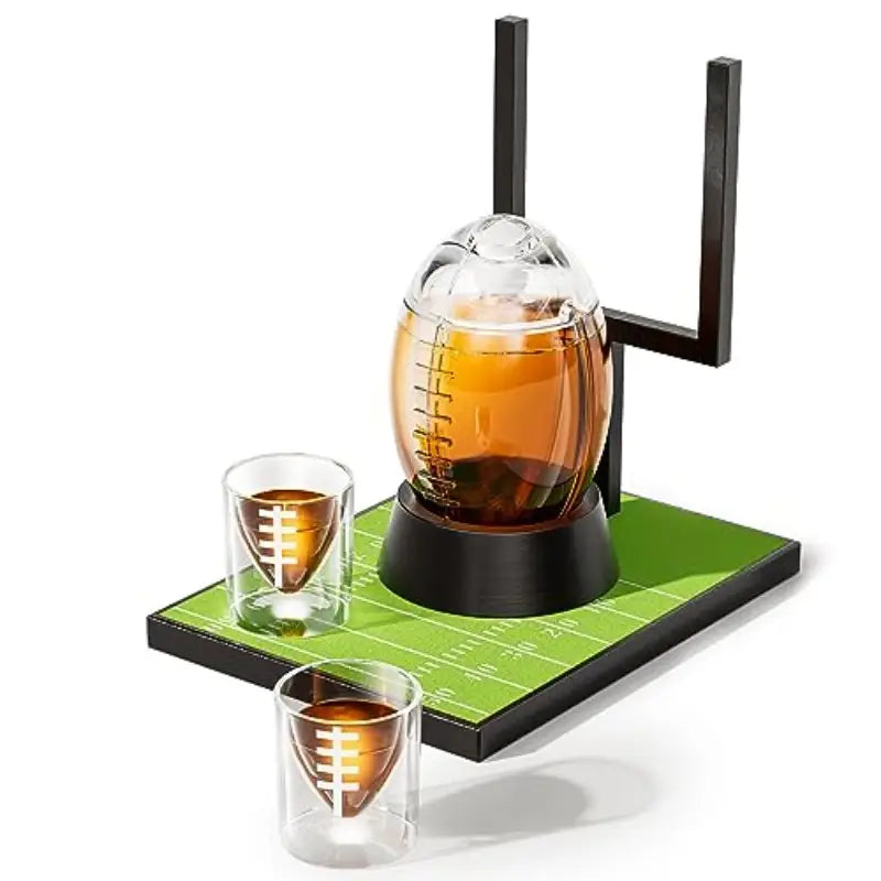 Football Whiskey Decanter Set