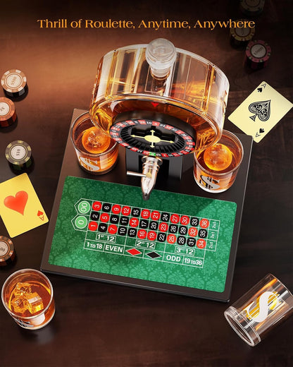 Roulette Whiskey Decanter Set