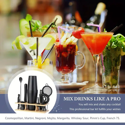 Elite Mixology Kit (11-Piece Bar Set)
