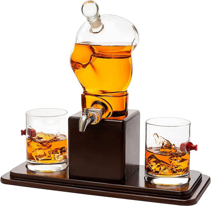 Boxing Glove Whiskey Decanter
