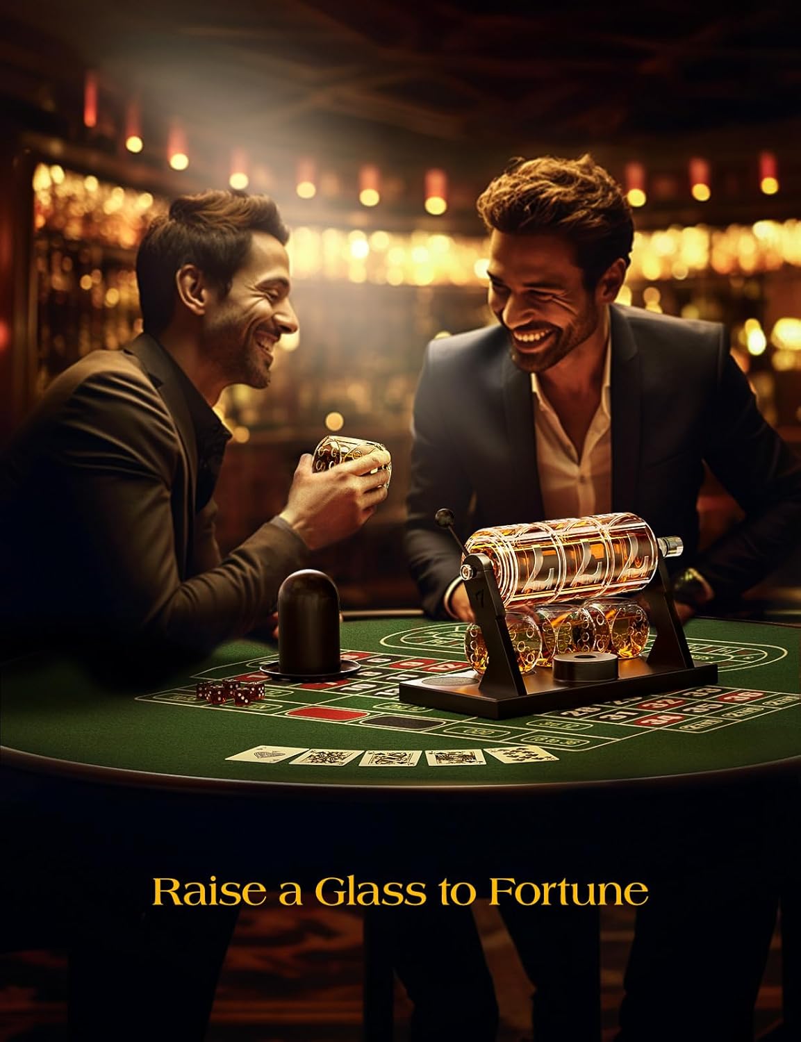 Slot Machine Whiskey Decanter Set