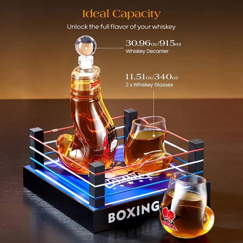 Boxing Glove Whiskey Decanter