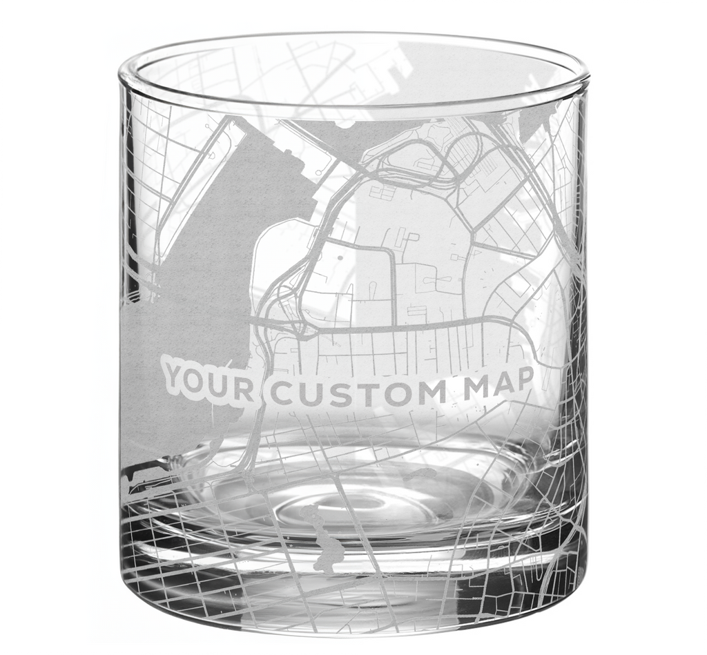 City Map Rock Glasses (Set of 2)