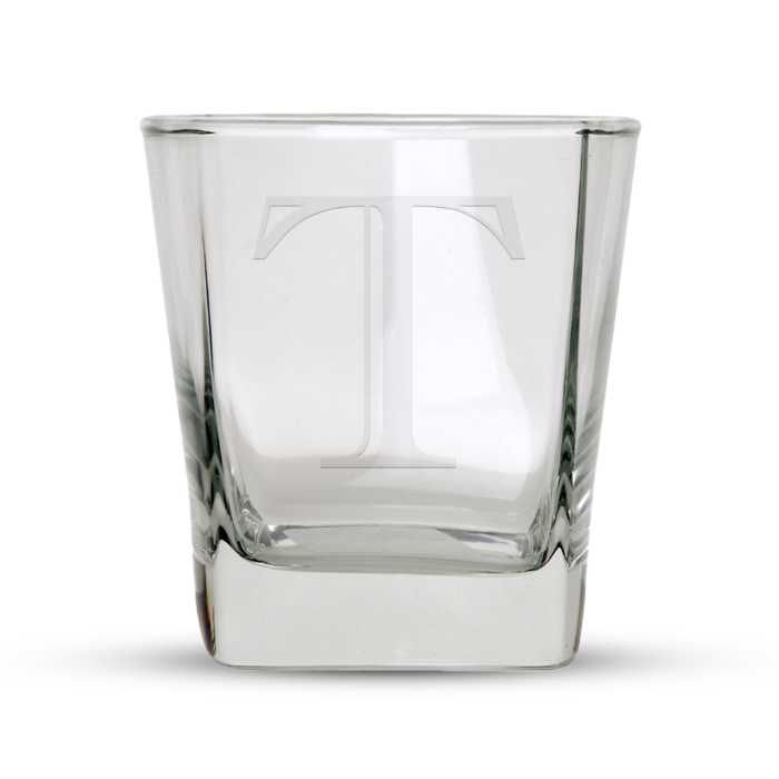 Monogrammed glasses cheap sales