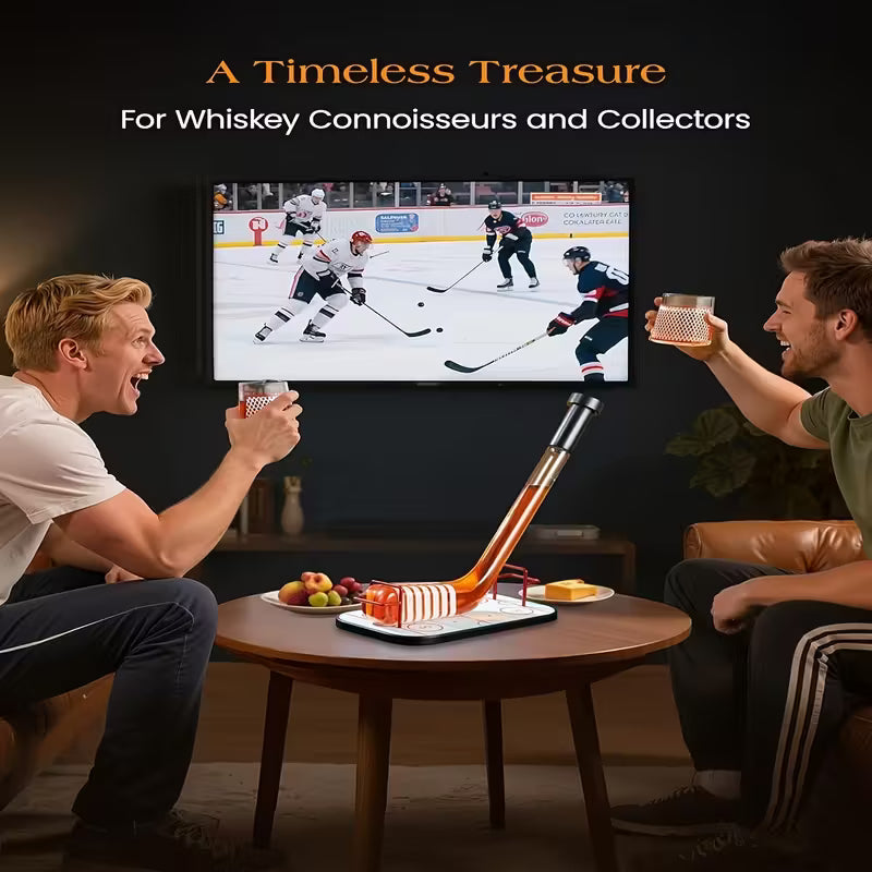 Ice Hockey Whiskey Decanter Set