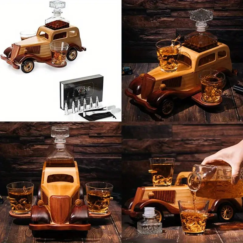 Bonnie and Clyde Decanter Set