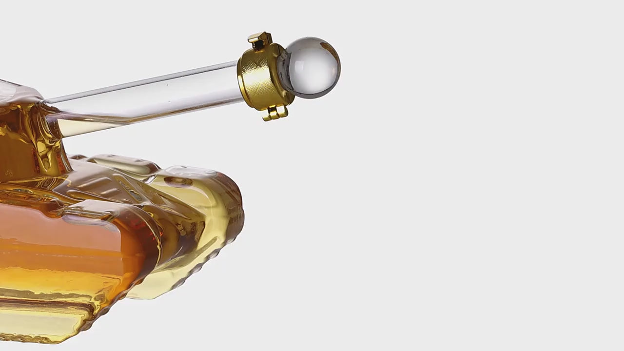 Military Tank Whiskey Decanter