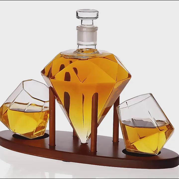 Diamond Decanter Gift Set