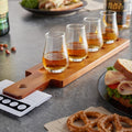 Flight Paddle with Whiskey Tasting Glasses - The Whiskey Ball