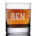 Etch-Your-Name Rock Glasses (Set of 2) - The Whiskey Ball