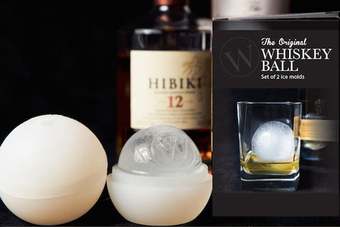 Hibiki Suntory, Whiskey Glass & Sphere Ice Ball Mold Bundle – Liquor Bar  Delivery